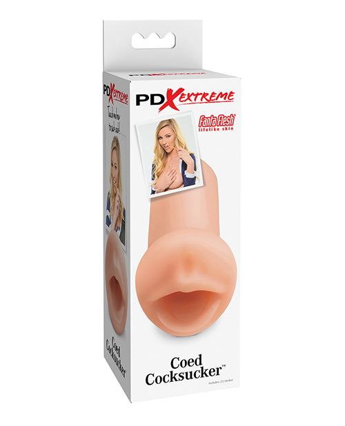 PDX Extreme Masturbator Realistic Oral Design Soft TPR for Lifelike Stimulation