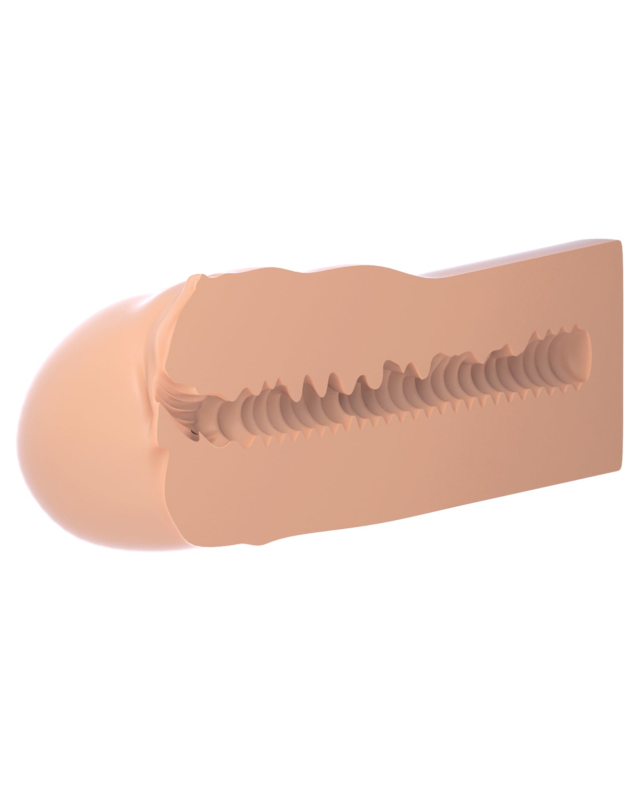 Travel-Size Realistic Mega Stroker with Fanta Flesh Texture