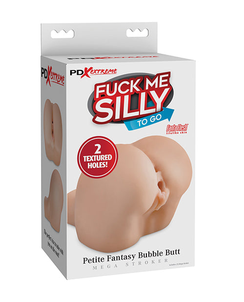 Fuck Me Silly Dolls & Masturbators Petite Bubble Butt Mega Stroker with Fanta Flesh and Dual Tunnel Design for Realistic Stimulation