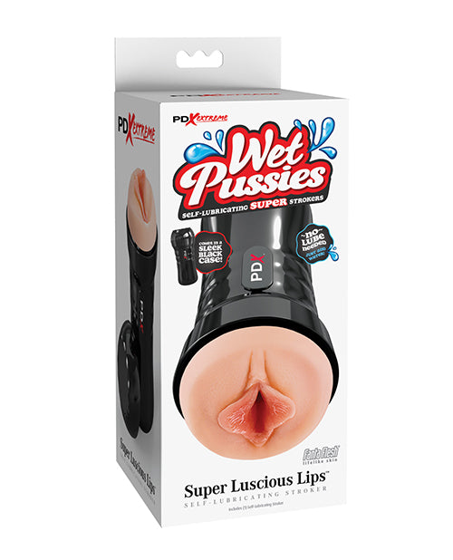 PDX Extreme Masturbator Realistic Luscious Lips Self-Lubricating Stroker for Intense Male Pleasure
