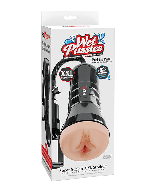 PDX Extreme Wet Pussies Super Sucker XXL Stroker - Realistic Male Masturbator