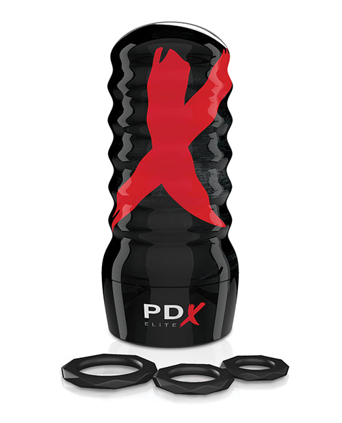 PDX Elite Air-Tight Anal Stroker with Fanta Flesh Sleeve