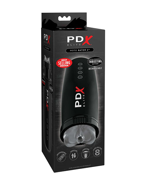 PDX Elite Masturbator Motorized Hands-Free Improved Motor Easy Controls for Intense Solo Stimulation
