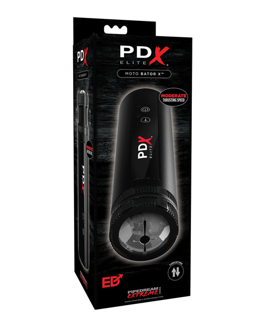 PDX Elite Automatic Masturbator with Piston Thrusting and Removable Sleeve for Powerful Hands-Free Pleasure