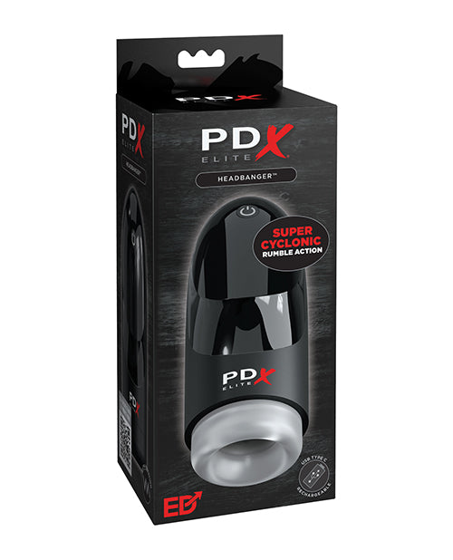 PDX Elite Vibrating Stroker with Cyclonic Action and Textured Interior for Intense Male Stimulation