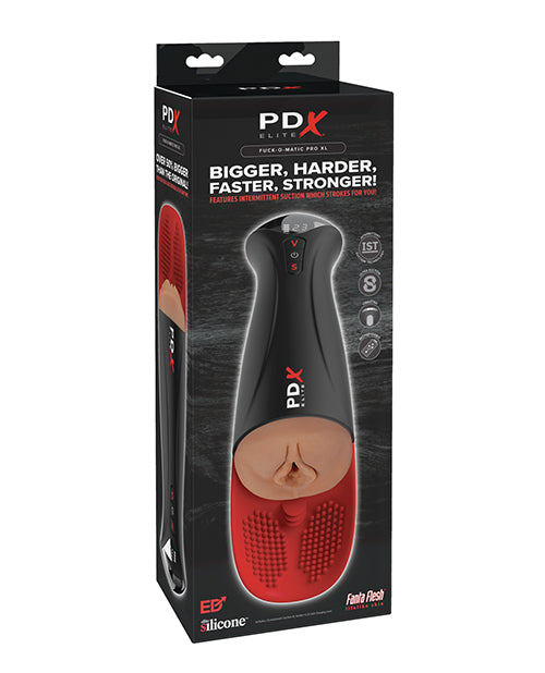 PDX Elite XL Masturbator Powerful Suction-Action Soft Pleasure Nubs for Ultimate Solo Stimulation
