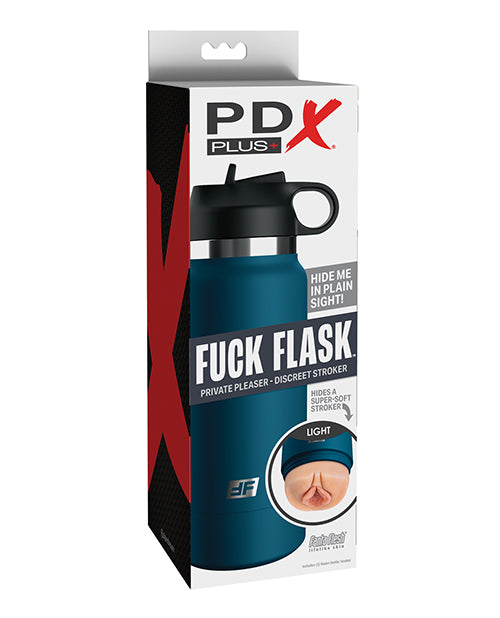 PDX Plus Dolls & Masturbators Water Bottle Stroker with Realistic Fanta Flesh and Textured Tunnel for Private Male Pleasure