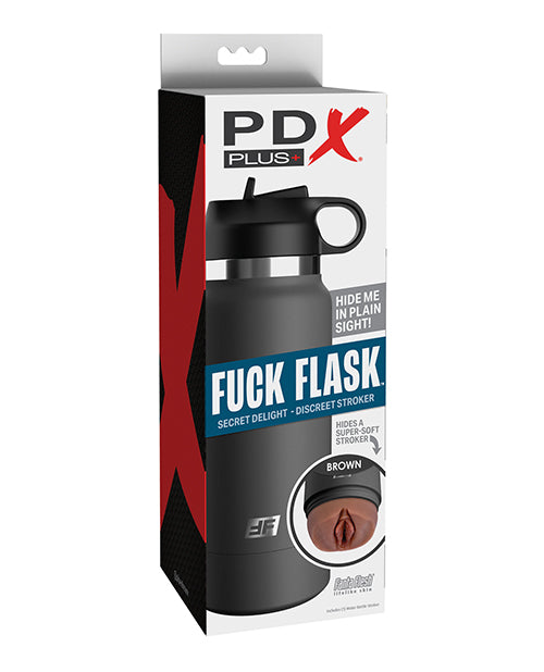 PDX Plus Masturbator Water Bottle Design Realistic Fanta Flesh Texture for Discreet Solo Pleasure