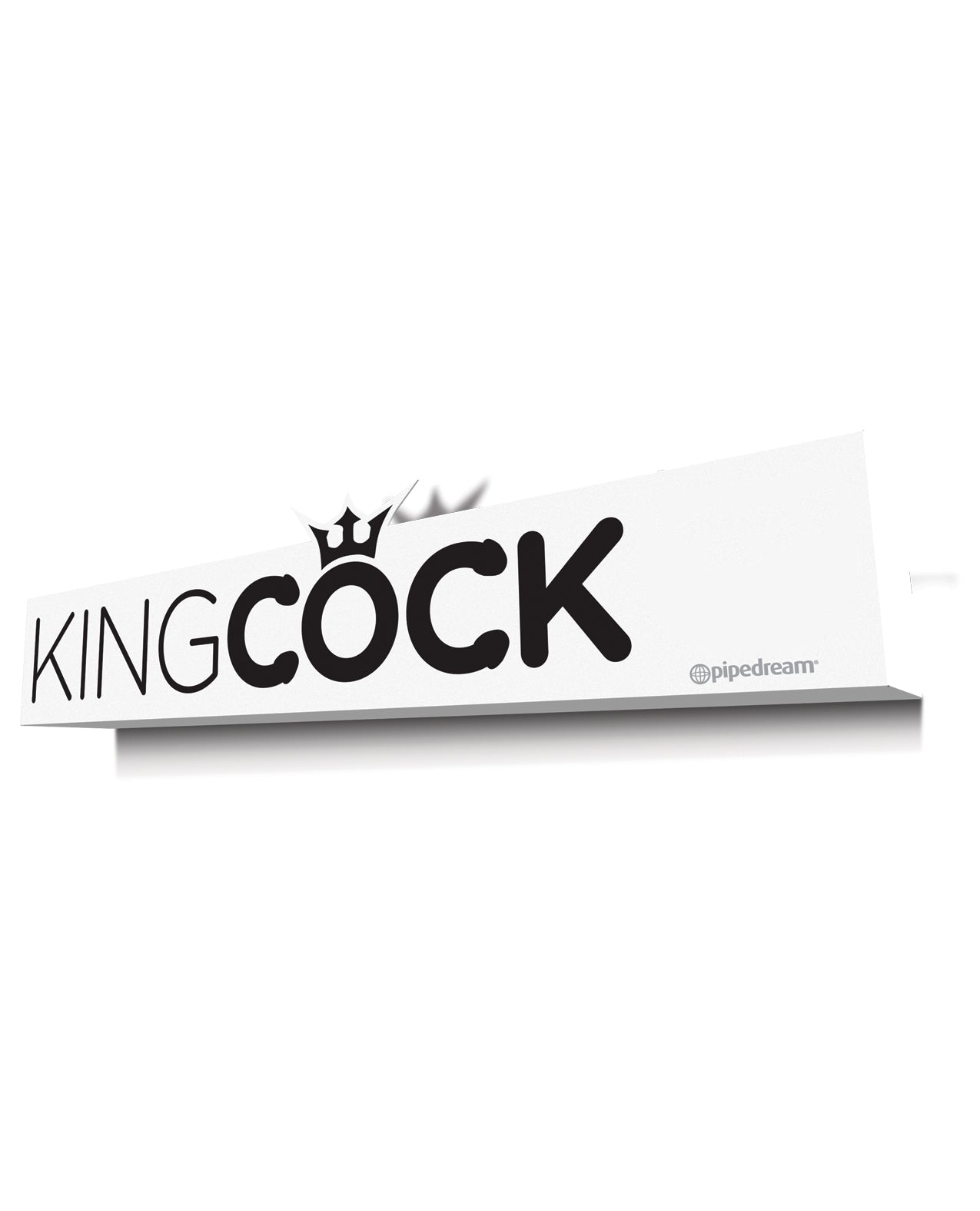 King Cock 3D Sign bold promotional display durable construction for retail store visibility