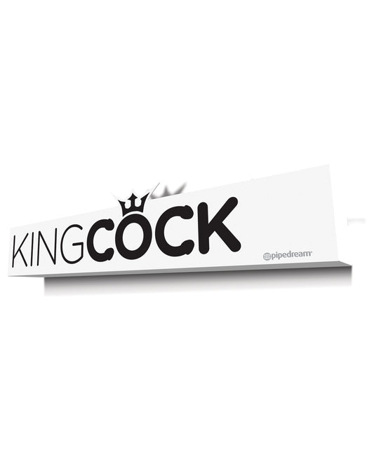 King Cock 3D Sign bold promotional display durable construction for retail store visibility