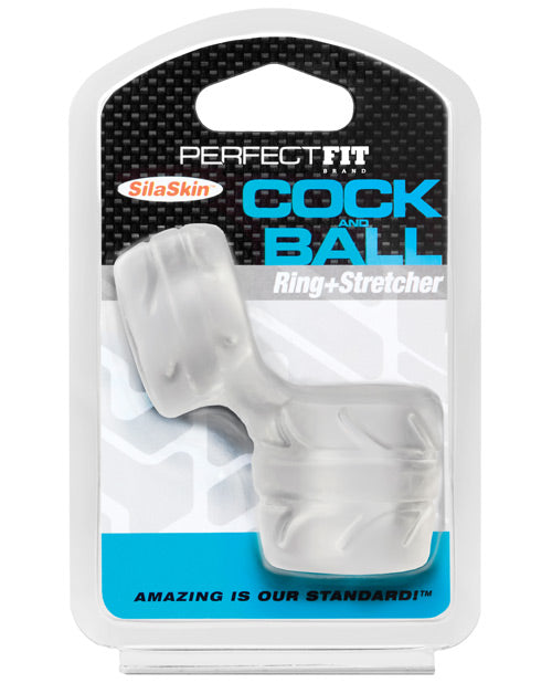 Perfect Fit Penis Enhancement SilaSkin Cock & Ball Ring Stretchy Soft for Comfortable Restriction