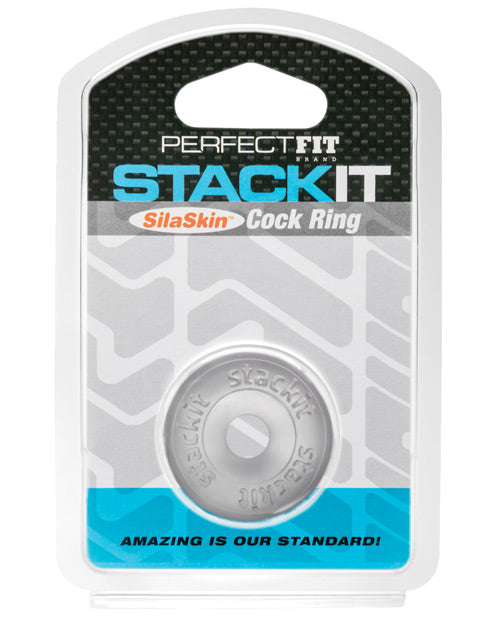 Perfect Fit Cock Ring Ultra-Soft SilaSkin Material Clear Design for Enhanced Comfort and Discreet Wear