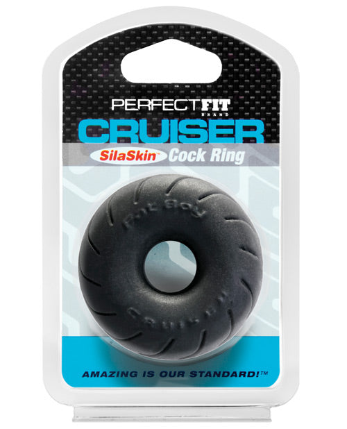 Perfect Fit Penis Enhancement Ring with SilaSkin Material and Stretchy Design for Comfortable Support