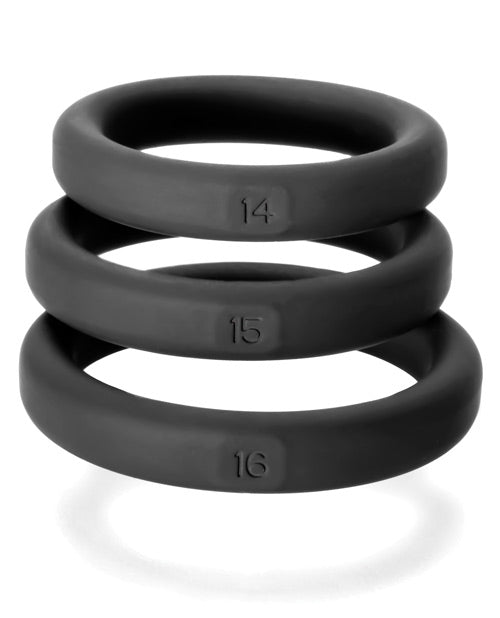 Perfect Fit Xact Fit 3 Ring Kit Black with Three Sizing Options