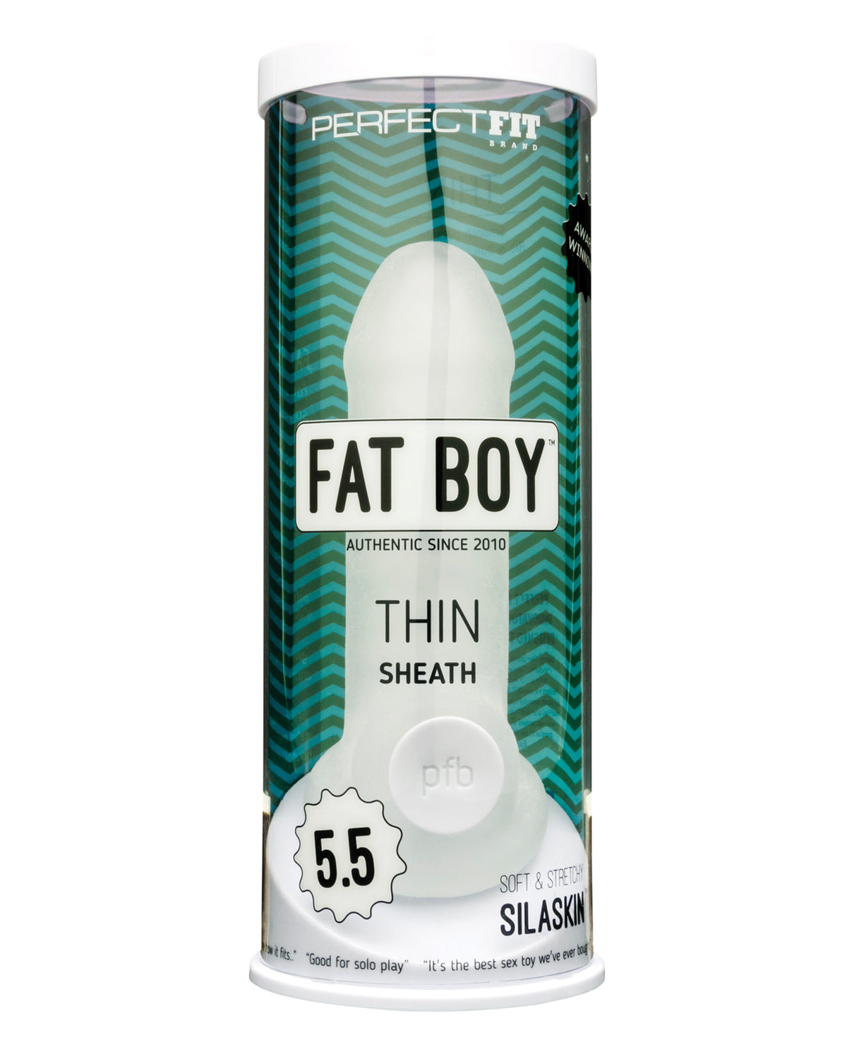 Perfect Fit Fat Boy Thin 5.5" - Clear