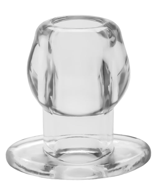 Clear Hollow Tunnel Butt Plug with See-Through Design – Medium by Perfect Fit