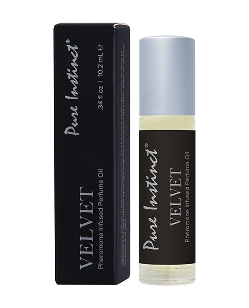 Pure Instinct Pheromone Perfume Oil Roll On Velvet with Citrus and Floral Notes for Enhanced Attraction