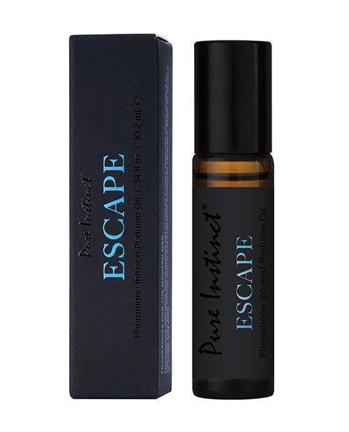 Pure Instinct Men's Perfume Oil with Pheromones and Citrus-Spice Scent for Sophisticated Appeal
