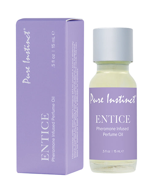 Pure Instinct Pheromone Perfume Oil Entice with Citrus and White Floral Notes for Enhanced Attraction