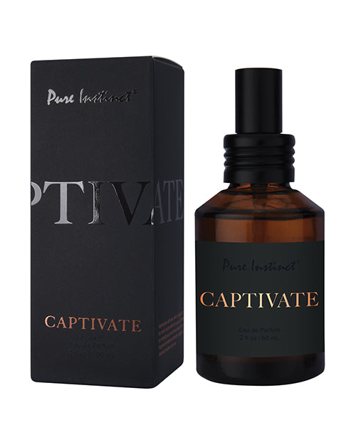Pure Instinct Men's Pheromone Perfume with Spiced Cedar and Vanilla Notes for Lasting Sophisticated Fragrance