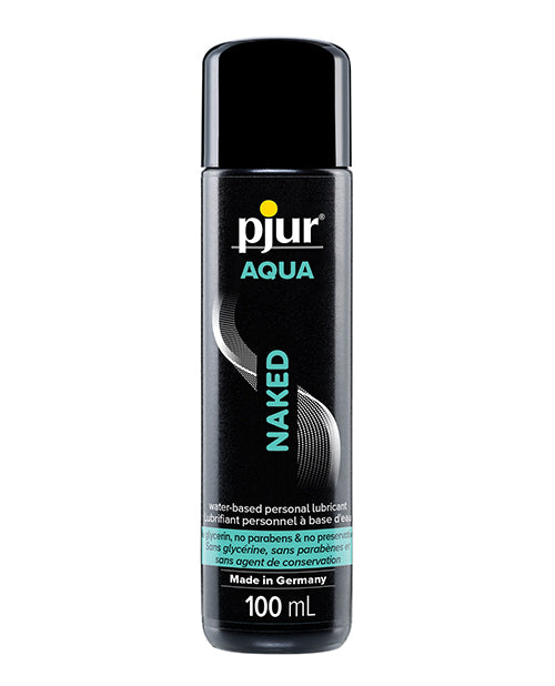 Pjur Aqua Lubricant Additive-Free Water-Based Formula Dermatologically Tested for Sensitive Intimate Play