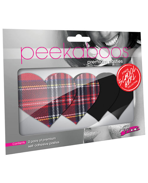 Peekaboos Lingerie Pasties Self-Adhesive Heart Shaped Pack for Flirty Coverage and Revealing Fashions