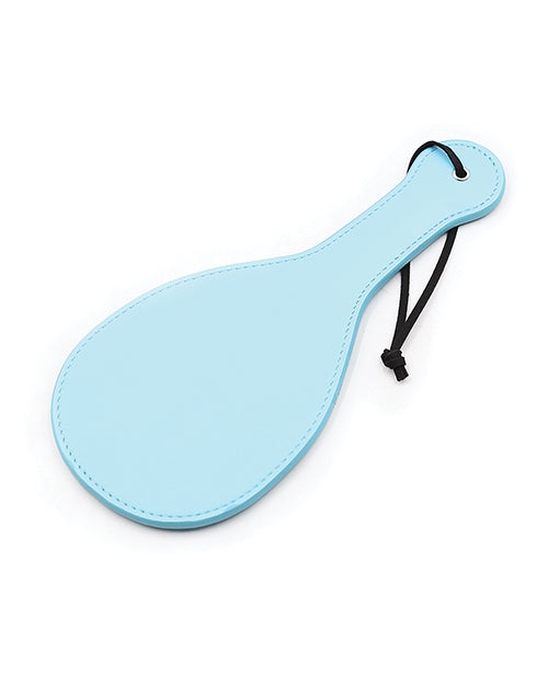 Plesur Bondage Paddle PVC Aqua Vegan Leather Durable Spanking Paddle for Impact Play