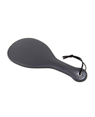 Plesur Bondage Paddle PVC Vegan Leather Black Ergonomic Design for Impact Play