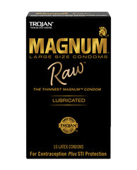 Trojan Condoms Large Size Thinnest Design with Smooth Lubrication for Enhanced Sensation and Comfort