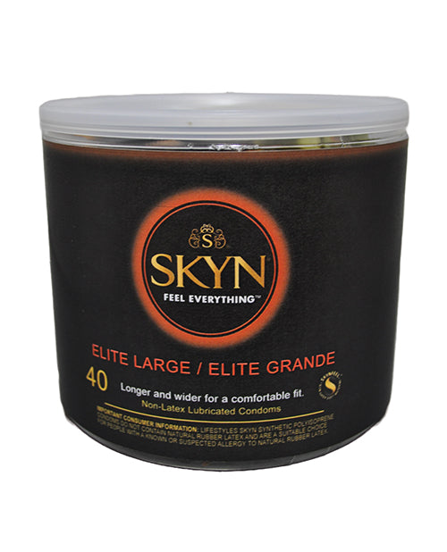 Lifestyles Condoms SKYN Elite Large thin polyisoprene non-latex design for comfort and sensitive protection