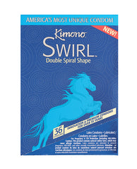 Kimono Condoms Double Helix Latex Texture Ultra-Thin Design for Enhanced Partner Sensation