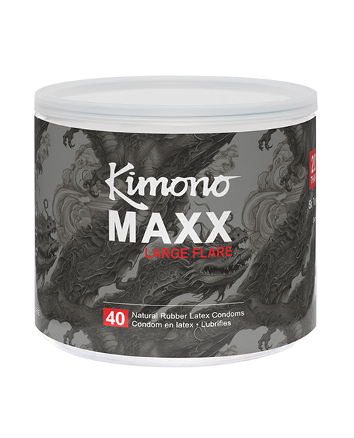 Kimono Condoms Large Flare Shape Silicone Lubricated Assorted Colors for Enhanced Comfort