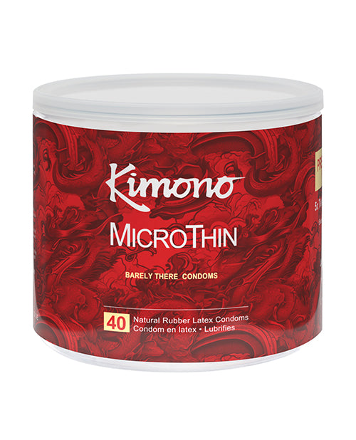 Kimono Condoms Ultra Thin Straight-Sided Silicone Lubricated for Natural Sensation