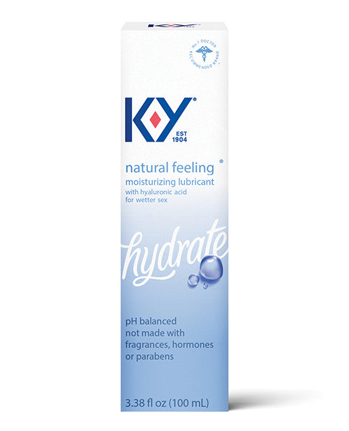 K-Y Lubricants Hyaluronic Acid Water-Based Fragrance-Free Personal Lubricant for Comfortable Intimate Moisture