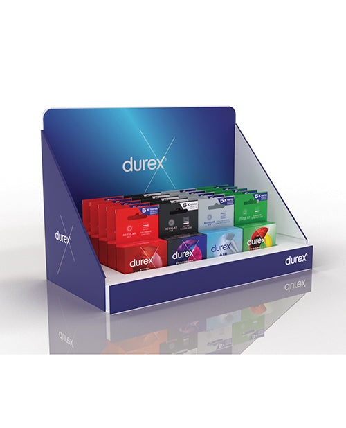Durex Condom Display Stand with Branded Design and Multi-Pack Capacity for Retail Promotion