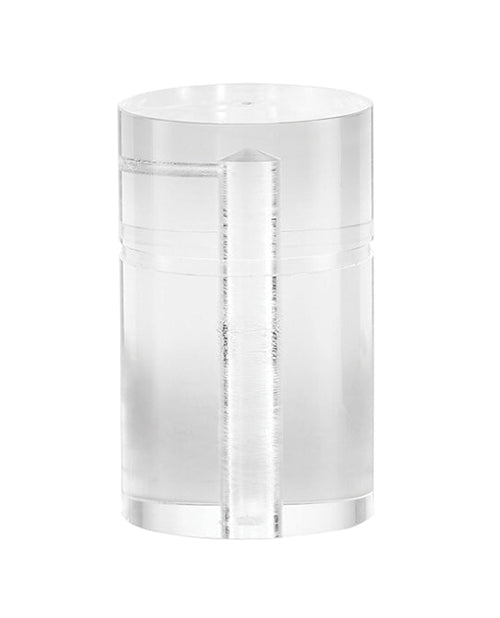 Paradise Acrylic Condom Inflator Display with Clear Finish and Sturdy Base for Retail Presentation