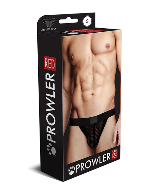 Prowler RED Fishnet Ass-less Brief - Black SM
