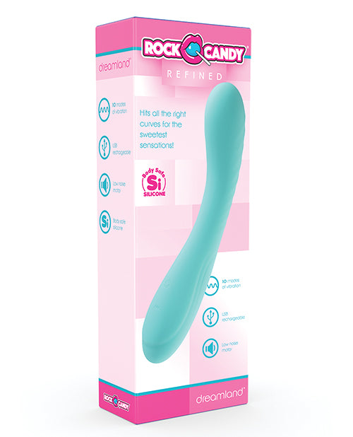 Rock Candy Vibrator G Spot Cali Blue Silicone Rechargeable Design for Targeted Intimate Stimulation