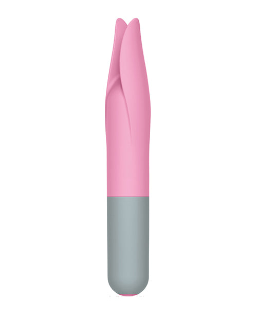Rock Candy Stimulator Cherry Flicker with Soft Pronged Tip and 7 Vibration Modes for Discreet Clitoral or Nipple Stimulation