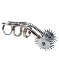 Rouge Stainless Steel Cat Claw Pinwheel dual pinwheels three ring design for sensory bondage play