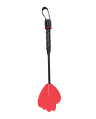 Rouge Bondage Hand Paddle Red Mini Leather Compact Design for Playful Couples Impact Play