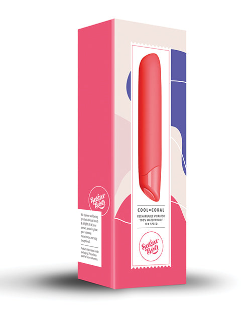 SugarBoo Vibrator Rechargeable Silicone 10 Vibration Modes Waterproof for Sensual Stimulation