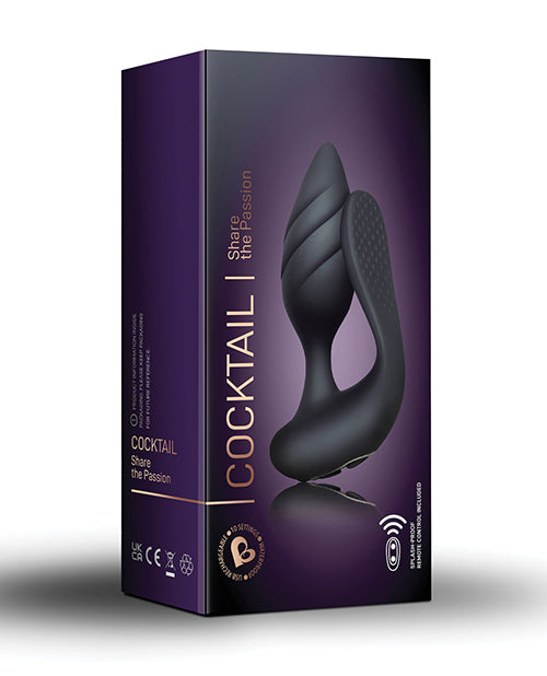 Rocks Off Anal Vibrator Dual-Motor Waterproof Remote-Controlled for Couples' Shared Stimulation