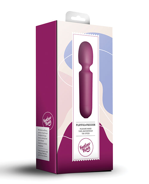 SugarBoo Massage Product Wand Vibrator with Sensory Touch and 10 Vibration Settings for Relaxing Personal Massage