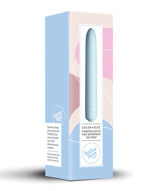 SugarBoo Bullet Vibrator 10 Vibration Settings Waterproof Silicone Stimulator for Sensory Pleasure
