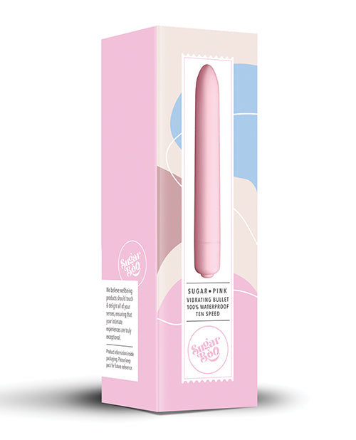 SugarBoo Bullet Vibrator 10 Vibration Modes Waterproof Silicone for Targeted Stimulation