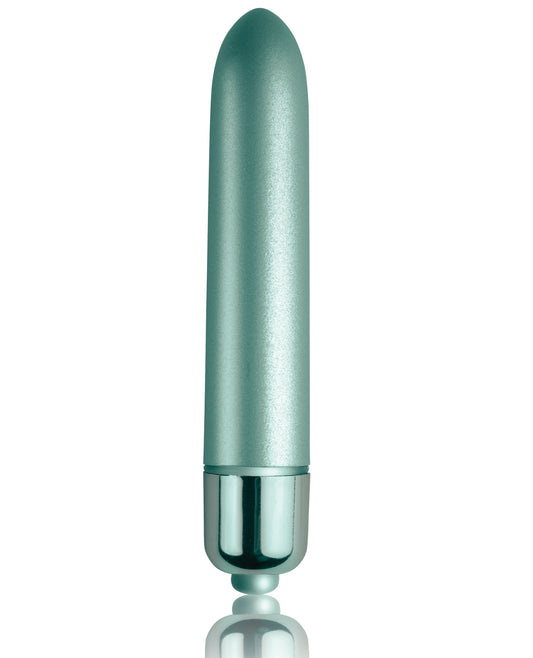 Touch of Velvet 10 Function Bullet Vibrator in Aqua Lily by Rocks Off