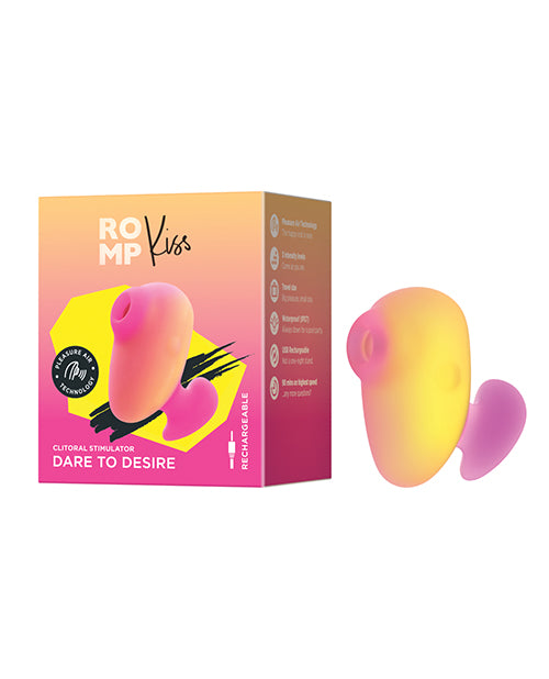 ROMP Stimulator Air Pulse 3 Intensity Levels Waterproof Design for Clitoral Stimulation