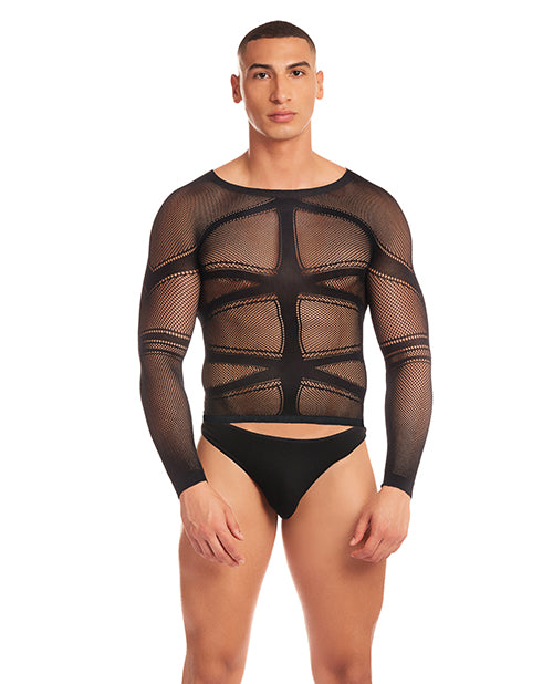 Rainbow Party Mesh Lingerie Set Sheer Black 2-Piece with Thong for Party Wear and Comfort