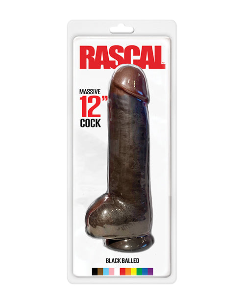Rascal Toys Dildo Realistic Texture Suction Cup Base for Lifelike Sensation and Harness Play